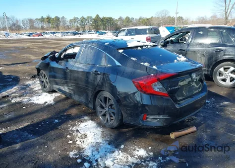 2017 Honda Civic Ex-L from USA, damaged, VIN 2HGFC1F75HH659843